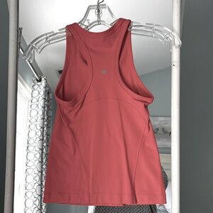 Lululemon Fitted Tank, coral, size 2